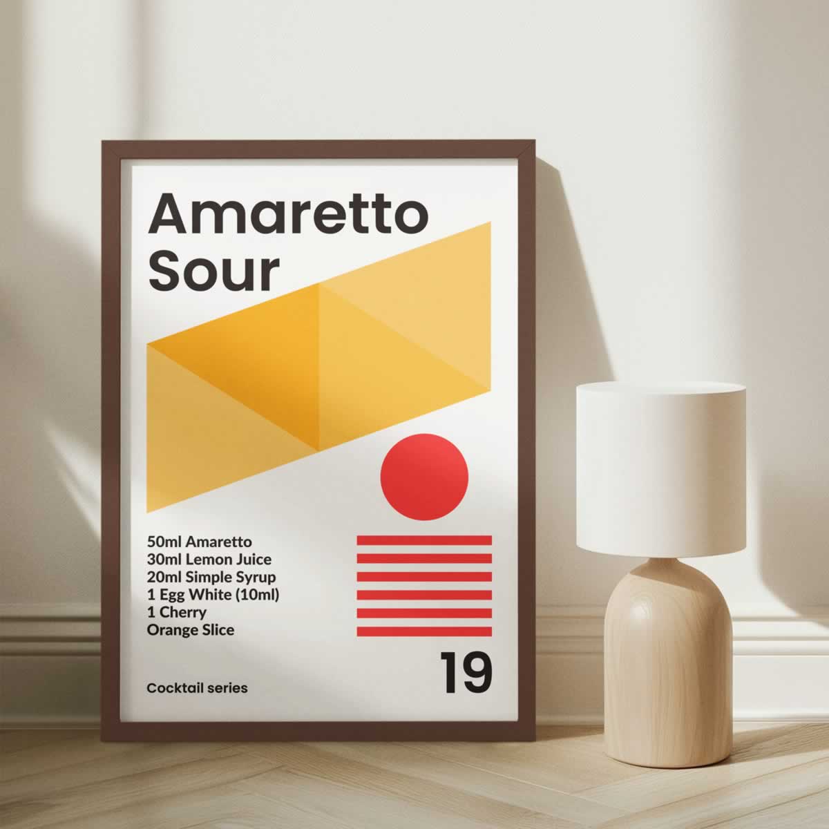 Amaretto Sour Poster Print