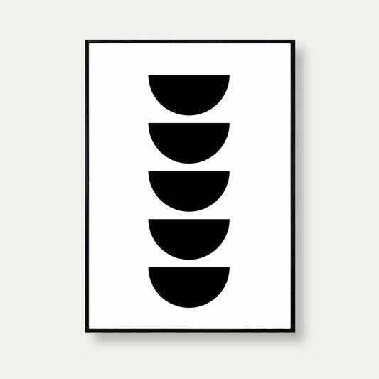 Bauhaus Print Circles No.10 Artwork