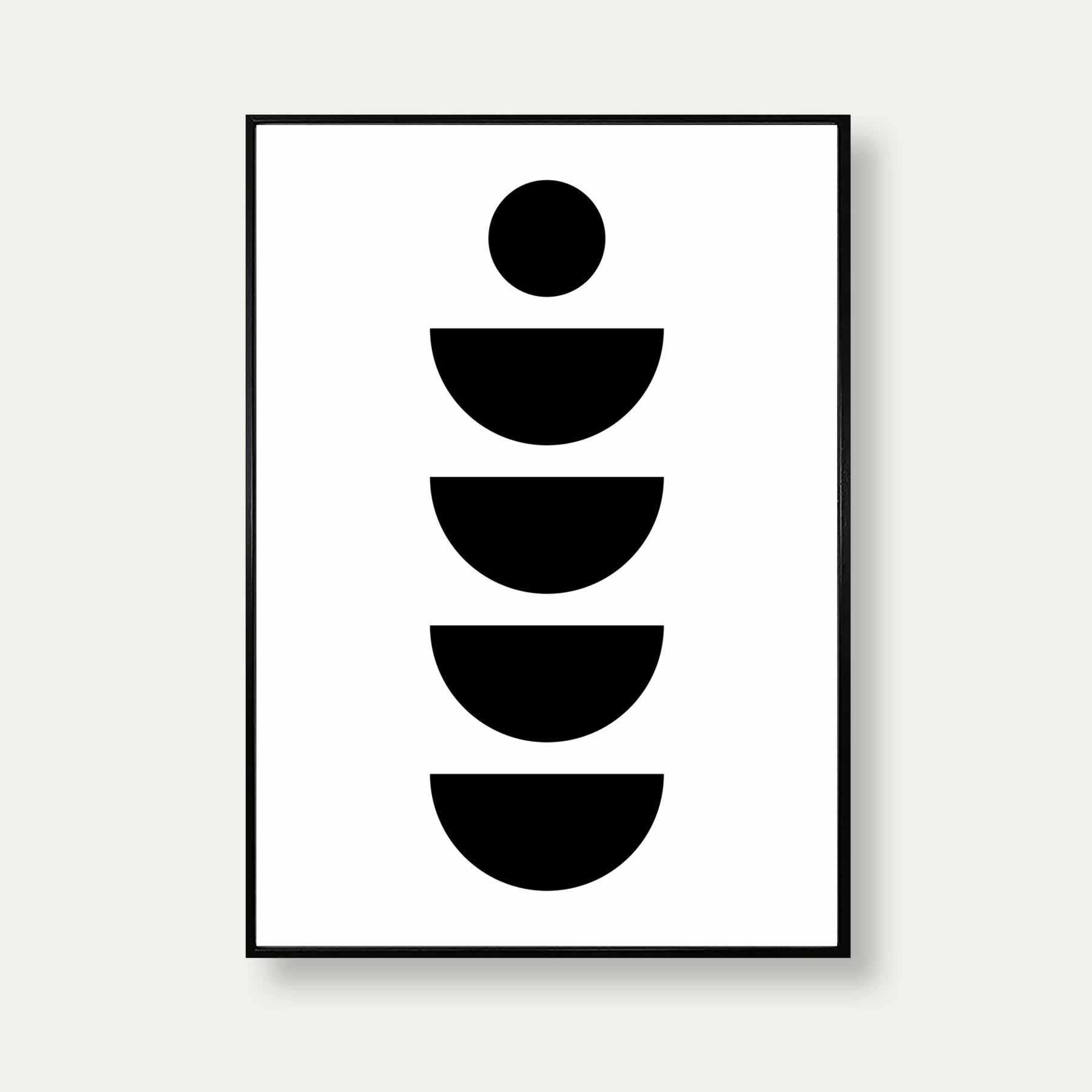Bauhaus Print Circles No.11 Artwork