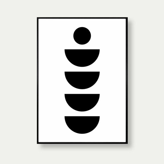 Bauhaus Print Circles No.11 Artwork