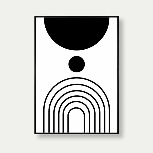 Bauhaus Print Circles No.12 artwork