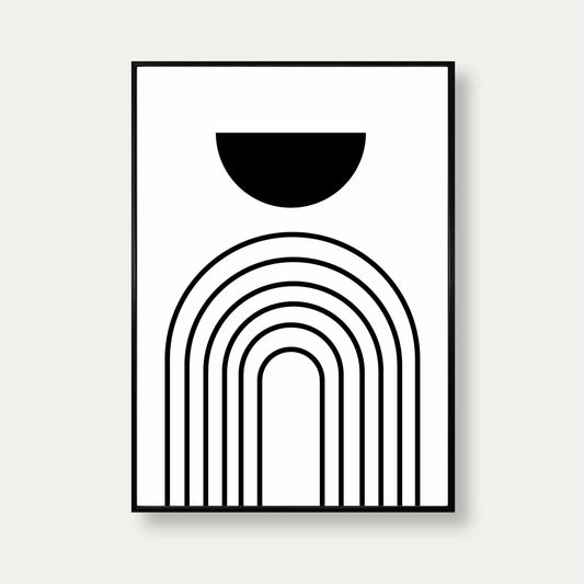 Bauhaus Print Circles No.6 Artwork