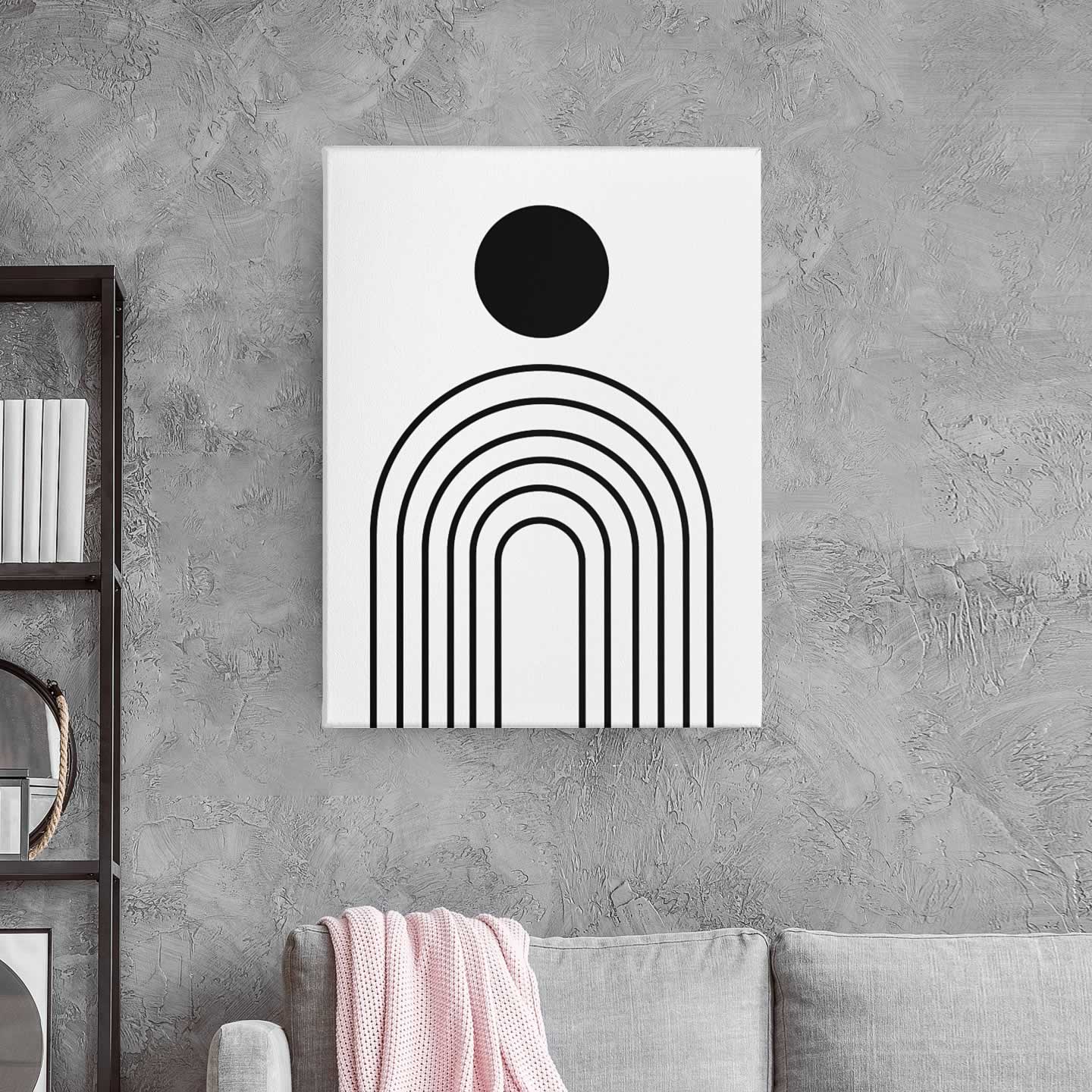 Bauhaus Print Circles No.7 Wall Art Print