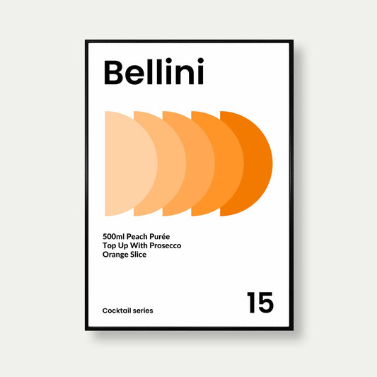 Bellini Cocktail Print