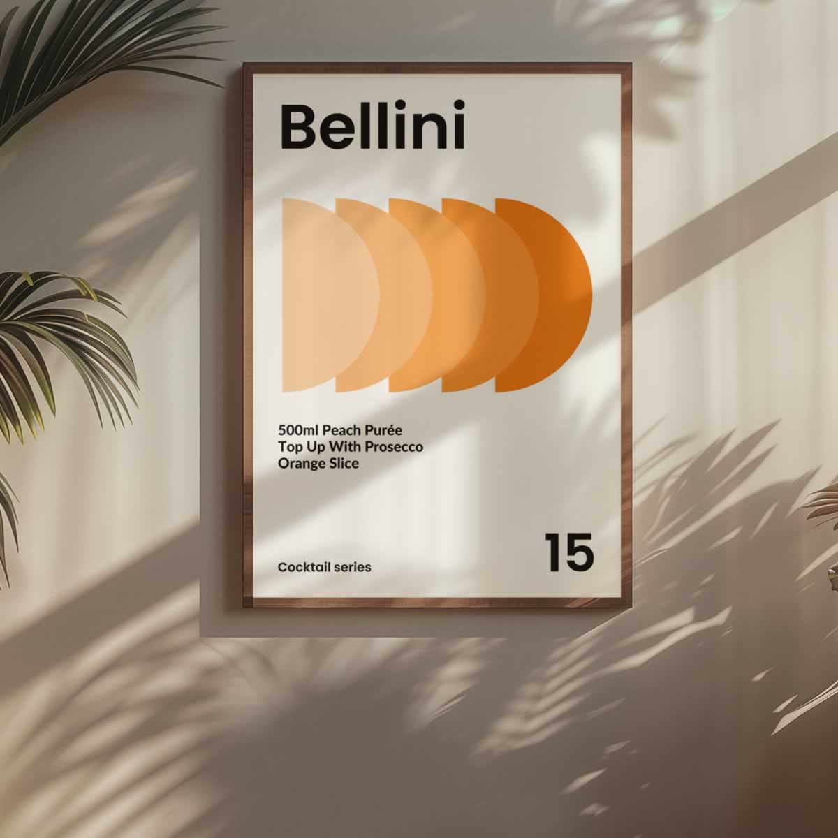 Bellini Cocktail Wall Art