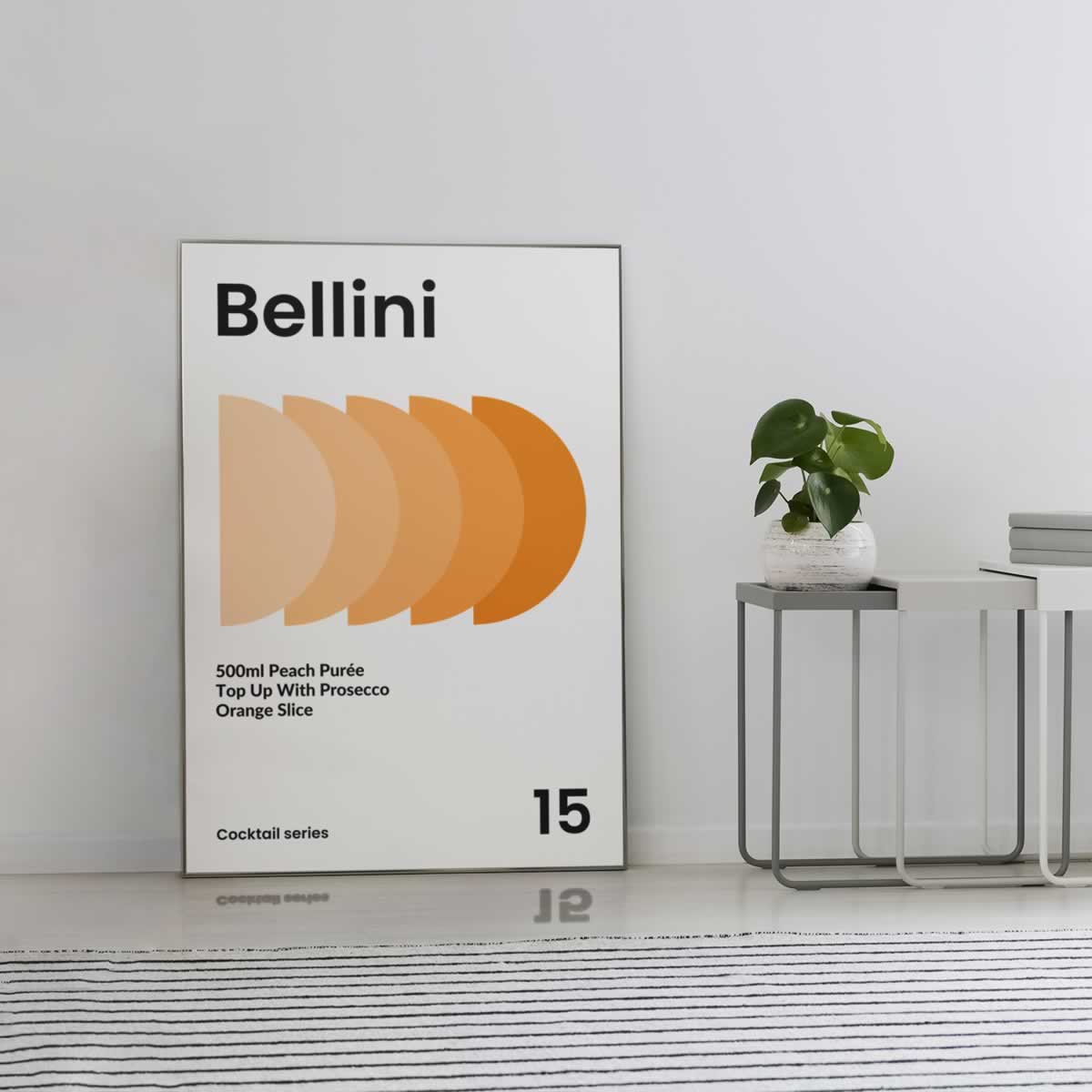 Bellini Cocktail Poster