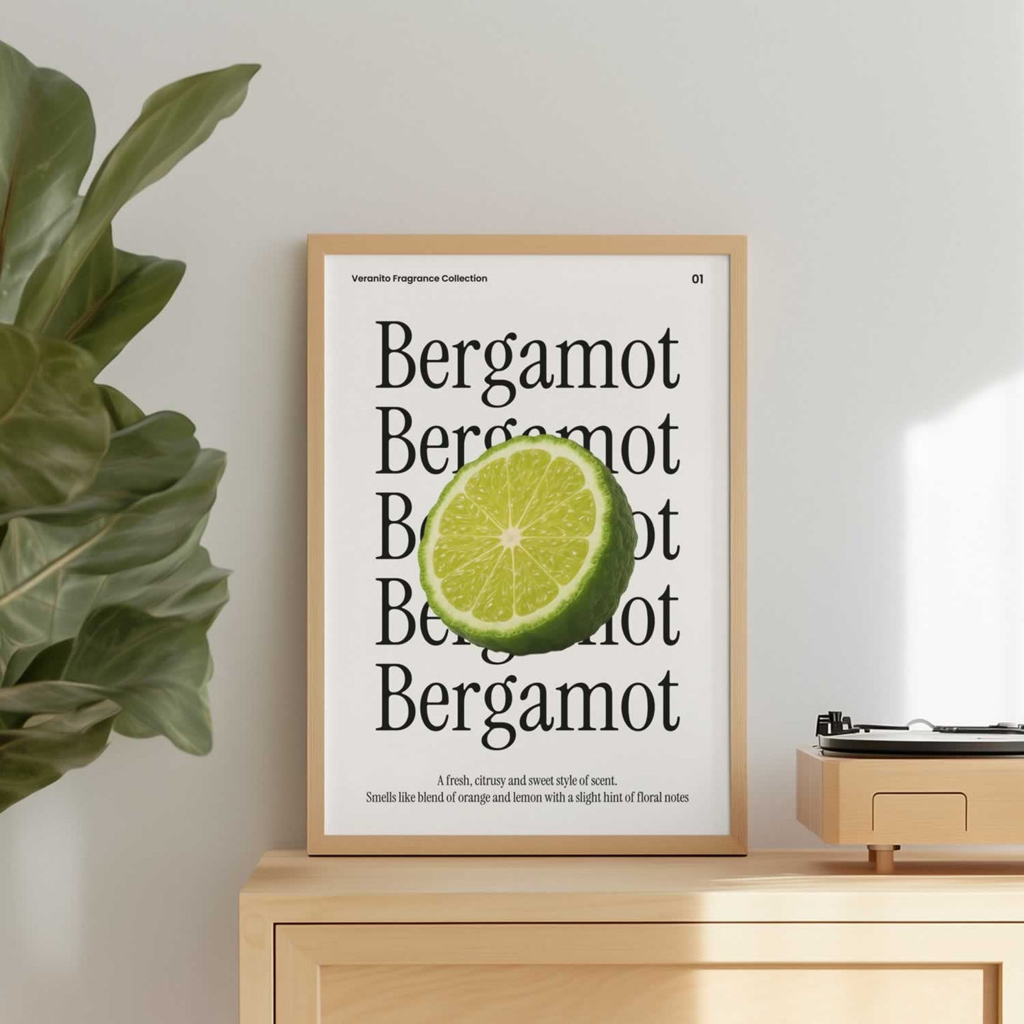 Bergamot Fragrance Print