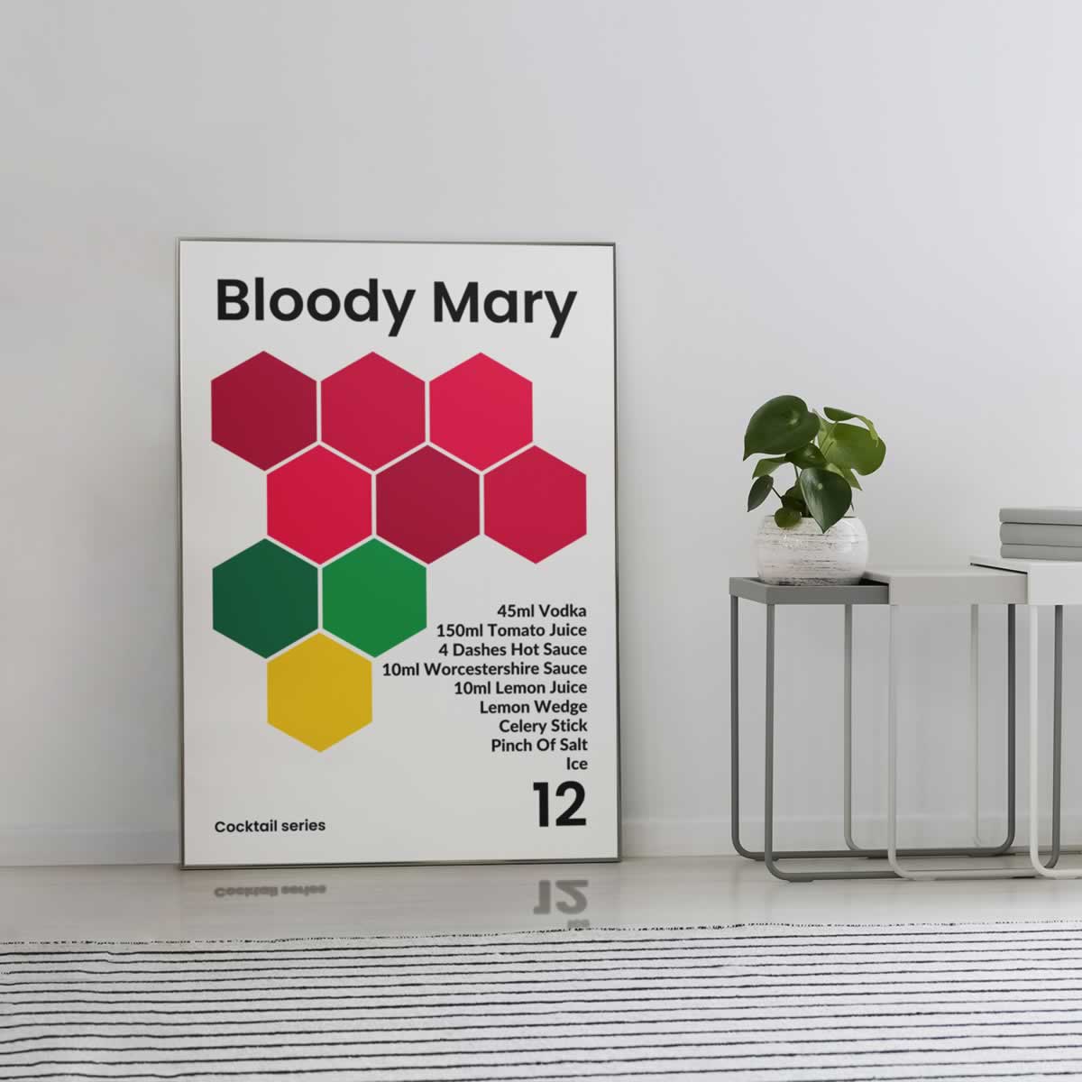 Bloody Mary Cocktail Poster
