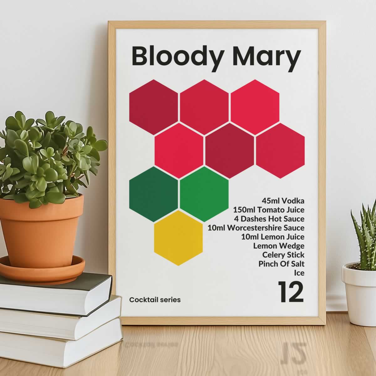 Bloody Mary Cocktail Print For Home