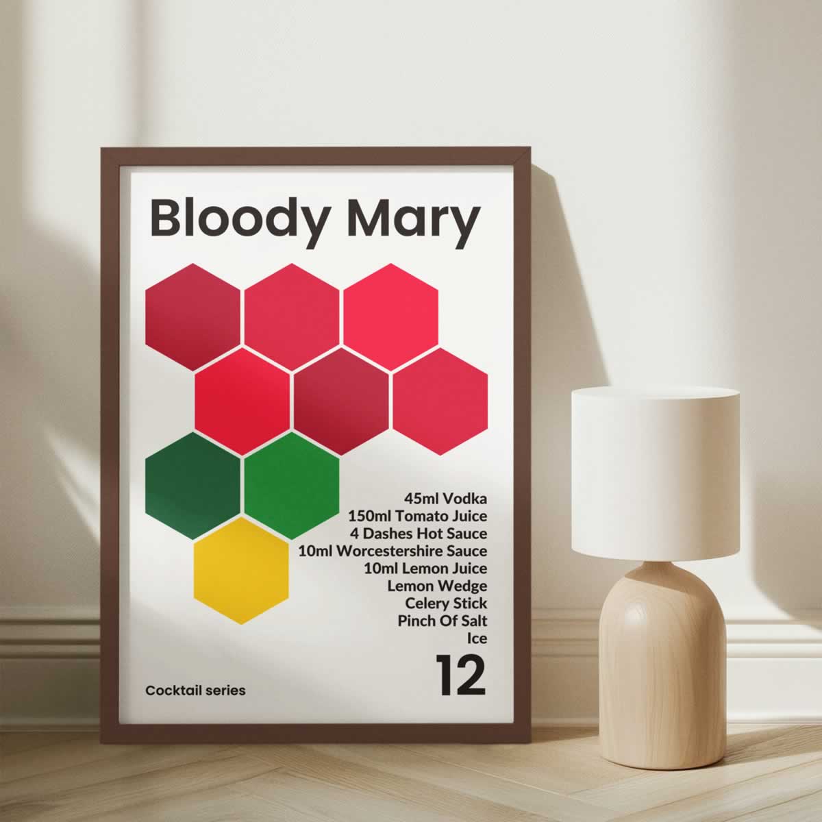 Bloody Mary Cocktail Poster Print