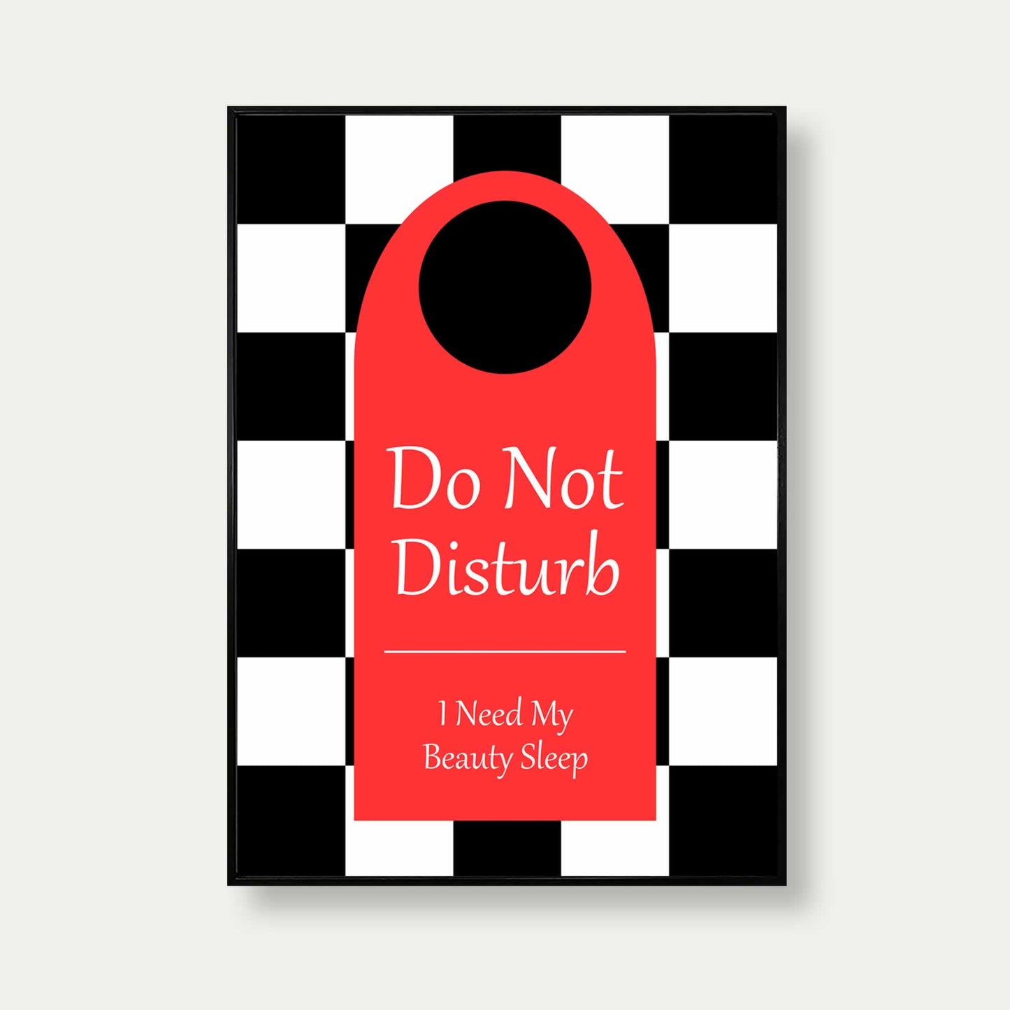 Do Not Disturb Art Print Sign