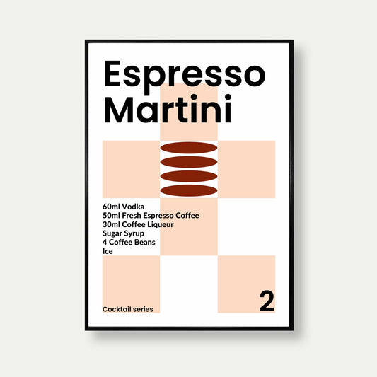 Espresso Martini Cocktail Print