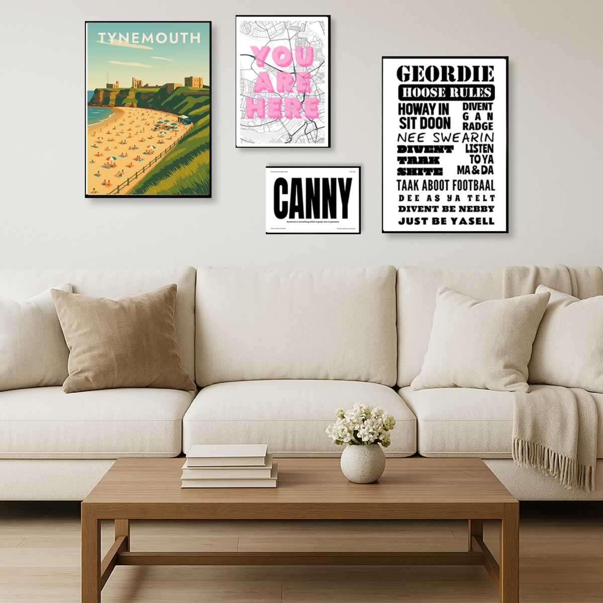 Geordie Prints - Gallery Wall For Your Newcastle Home