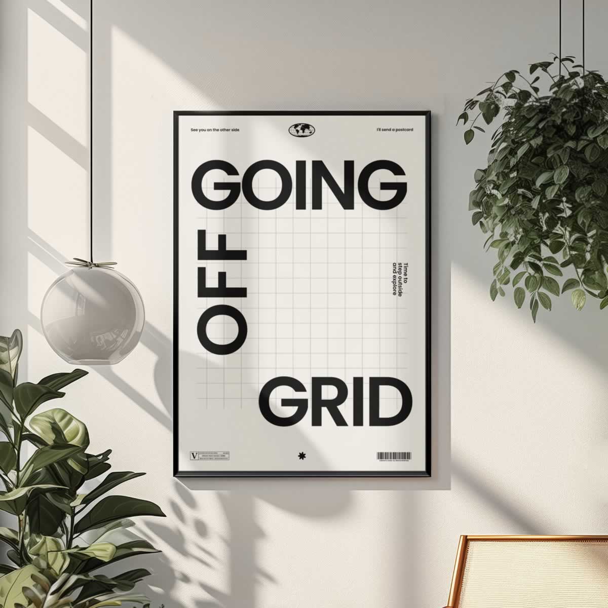 Going Off Grid Wall Art Print For The Bedroom
