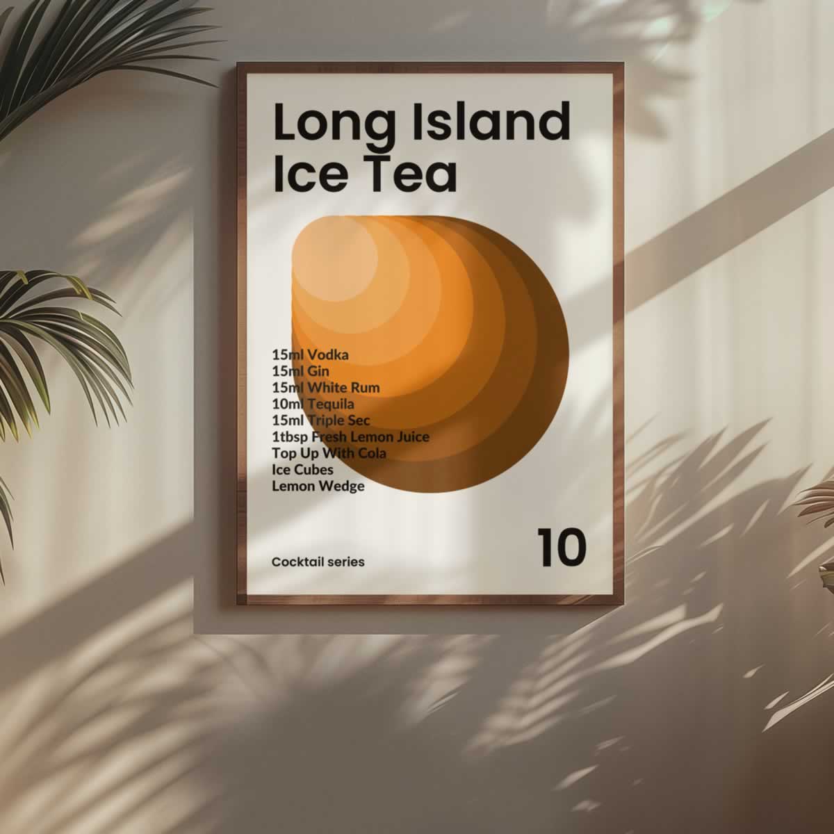 Long Island Ice Tea Wall Art