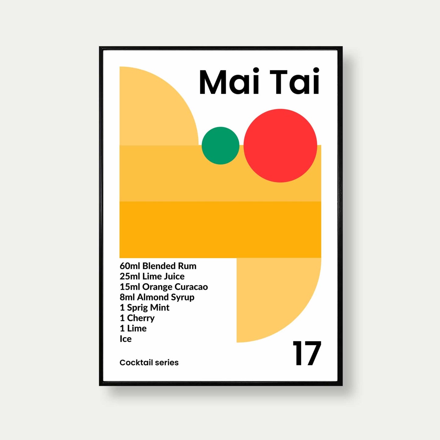 Mai Tai Cocktail Print