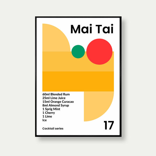 Mai Tai Cocktail Print