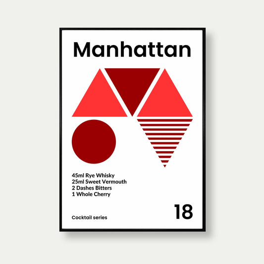 Manhattan Cocktail Print