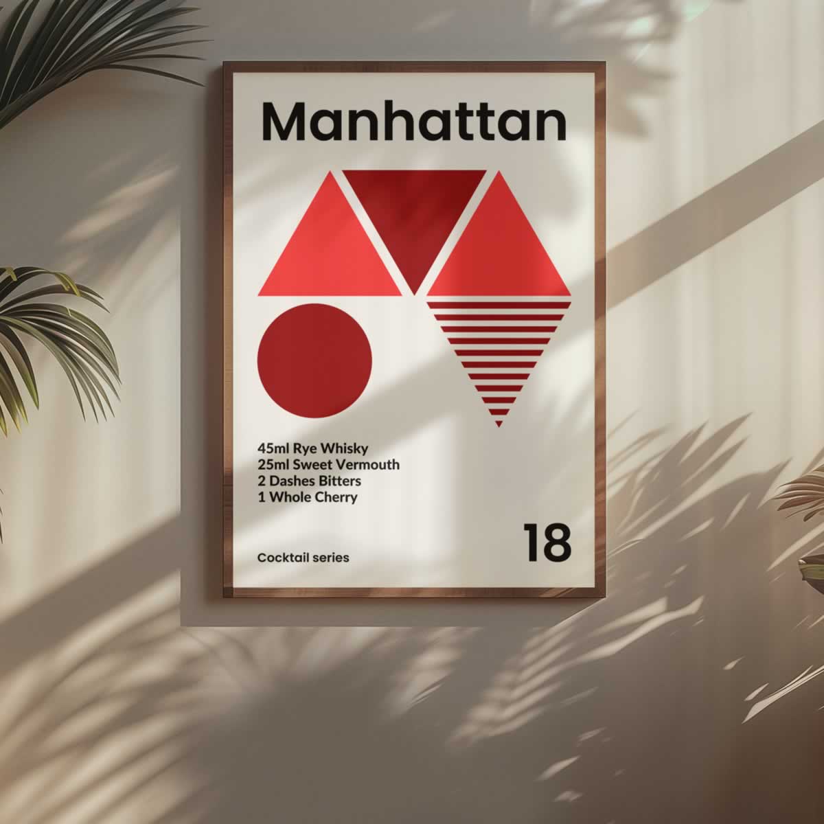 Manhattan Cocktail Wall Art