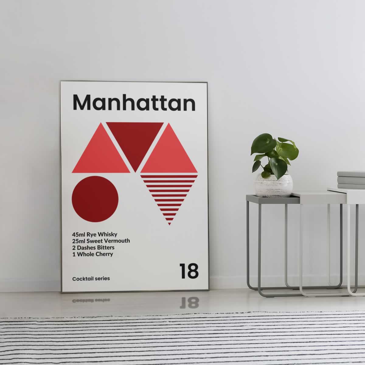 Manhattan Cocktail Poster