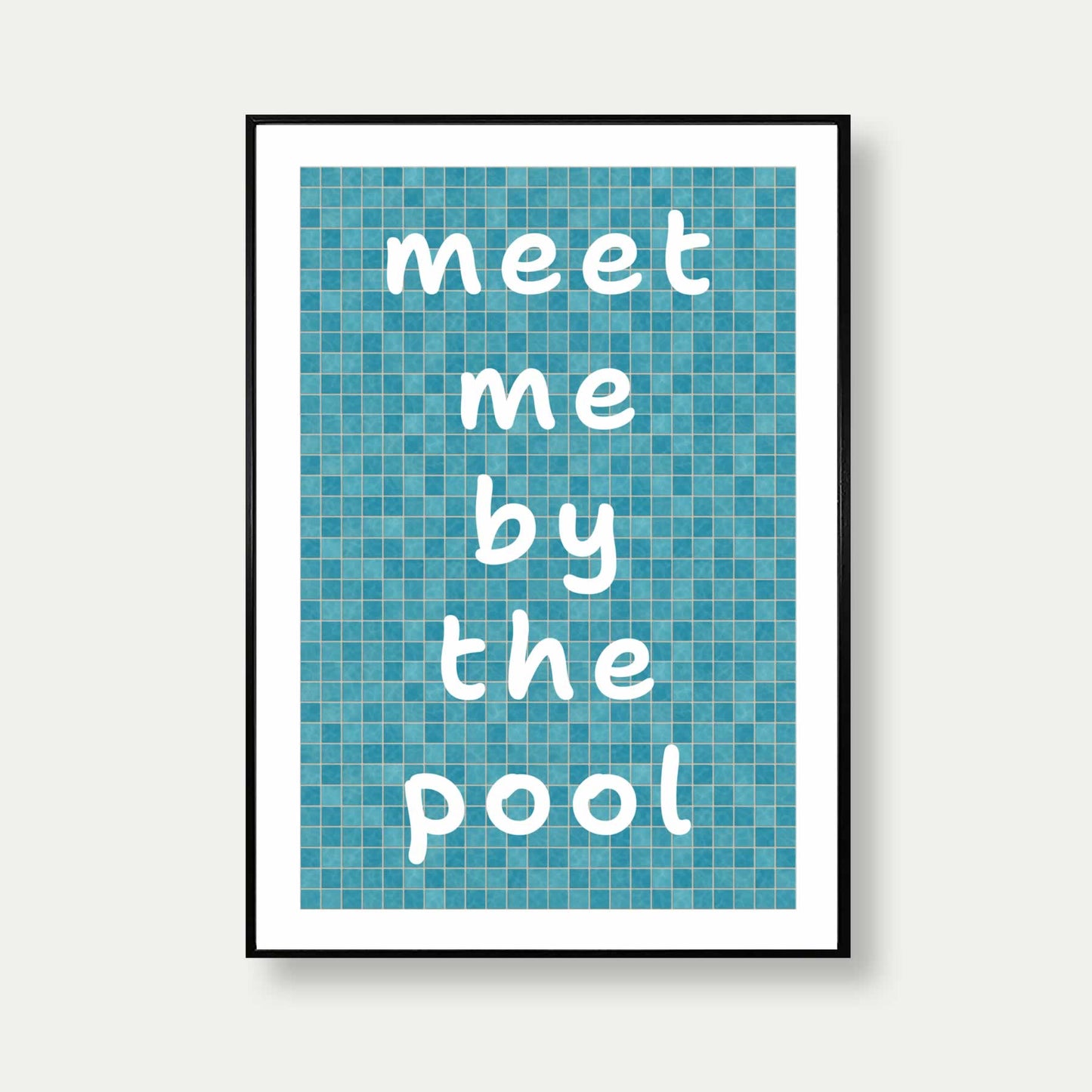 Meet Me By The Pool Print