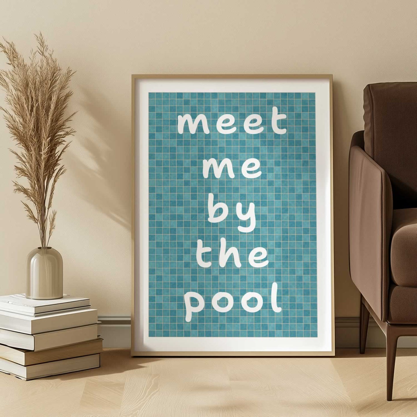 Meet Me By The Pool Travel Print