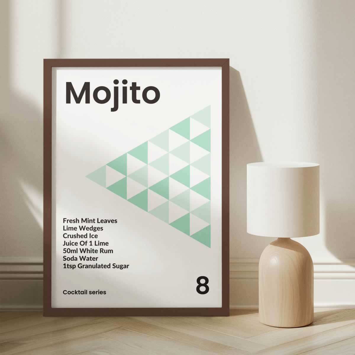 Mojito Cocktail Poster Print