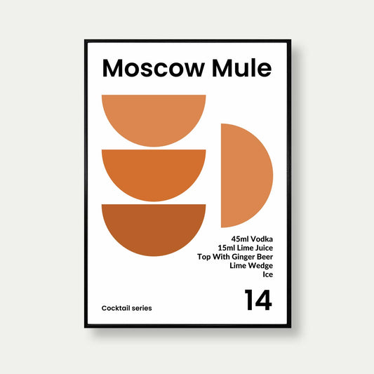 Moscow Mule Cocktail Print