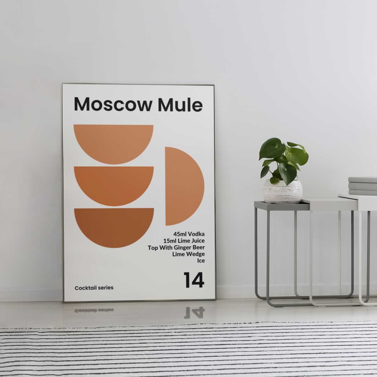 Moscow Mule Cocktail Poster Print