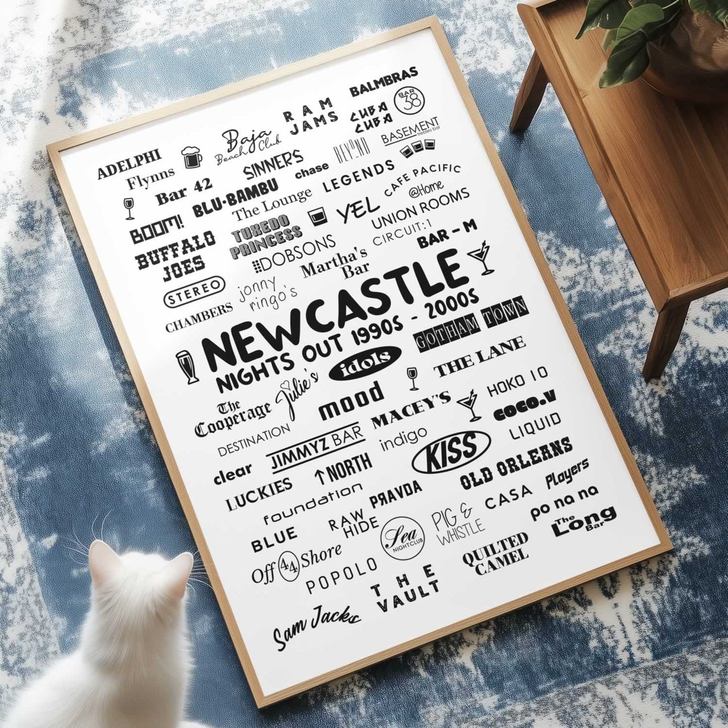 Best Newcastle Bars in 2000s Art Print