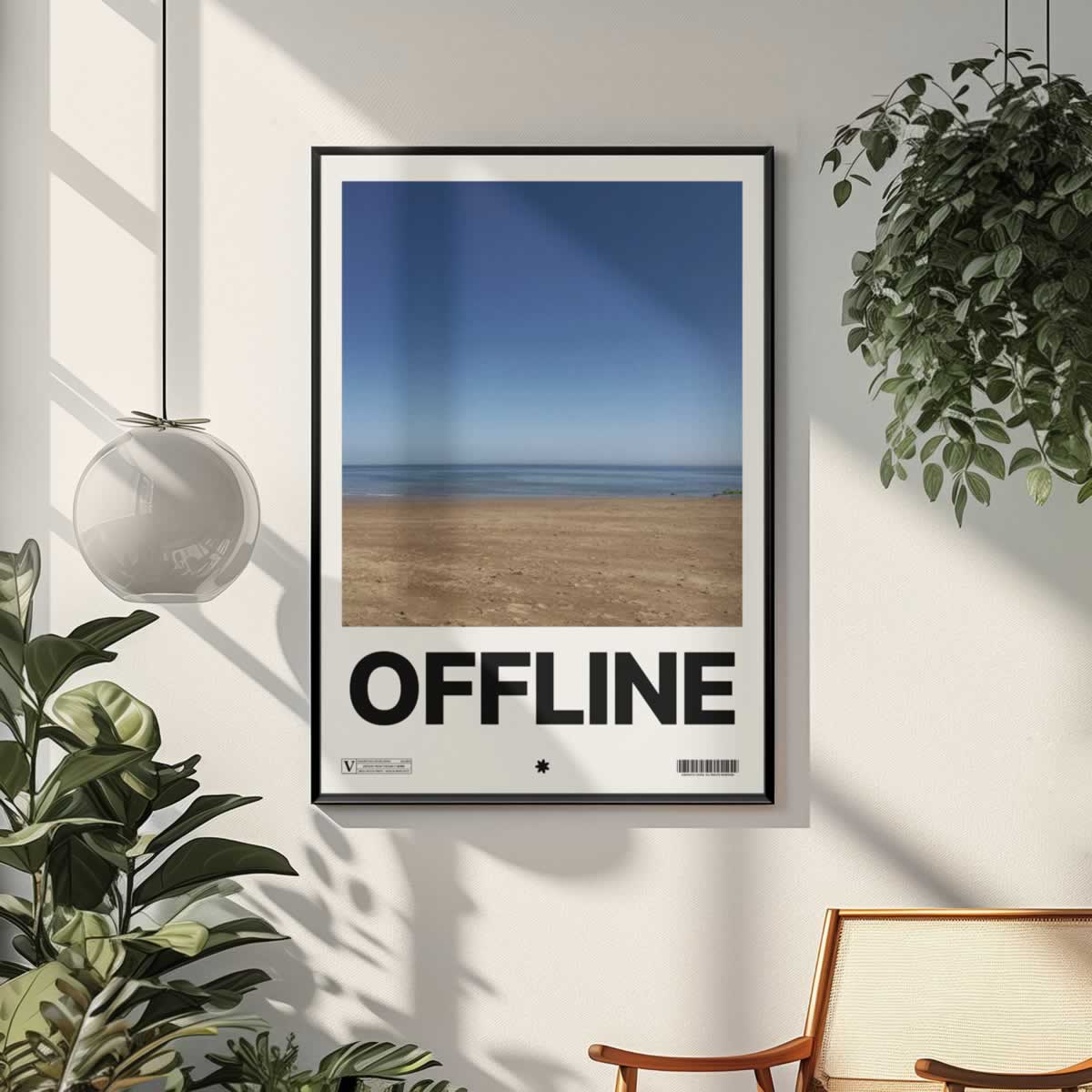 Offline Beach Photography Print