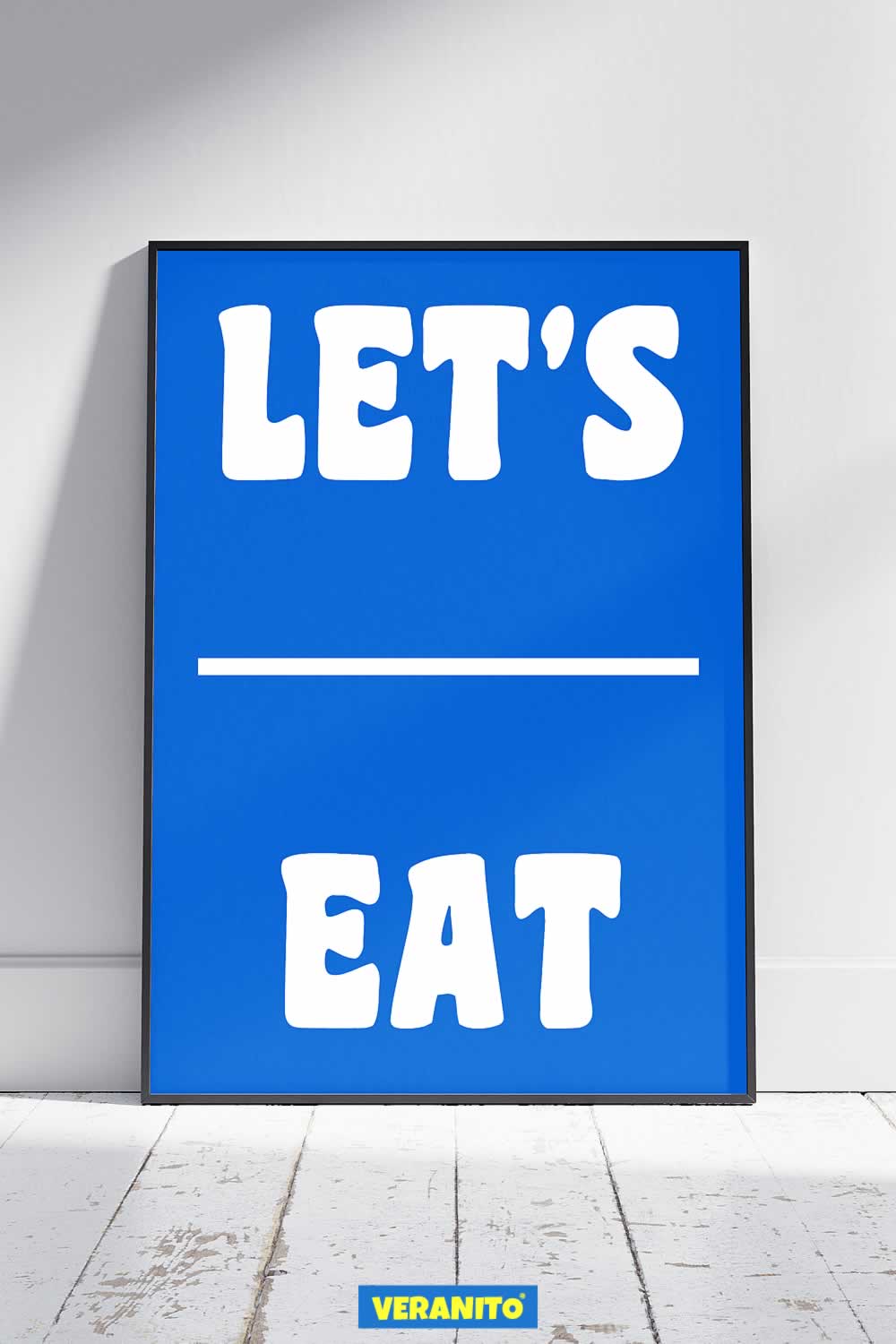 Let's Eat Food Print for kitchen