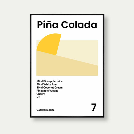 Pina Colada Cocktail Print