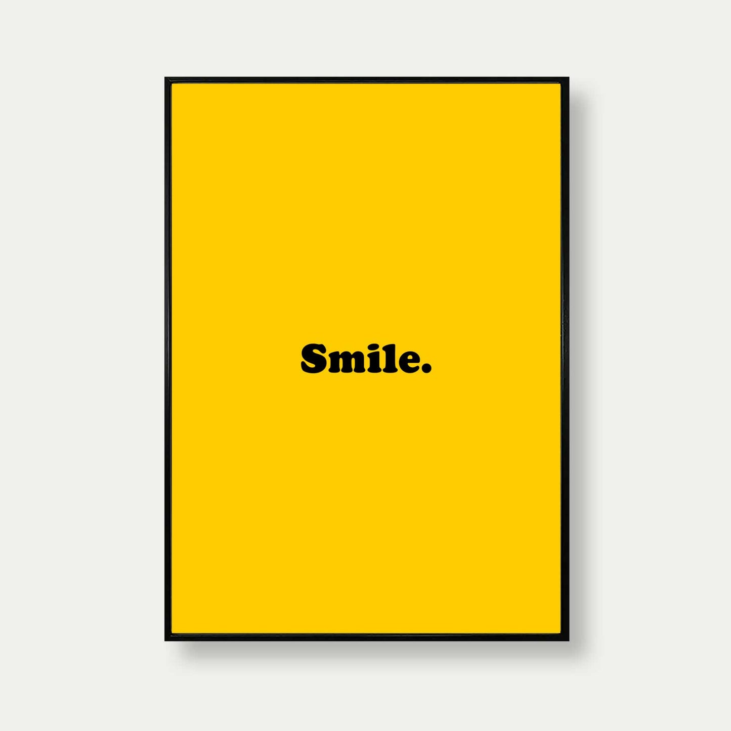Smile Typography Art Print