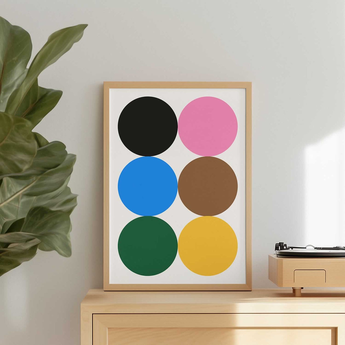 Snooker Balls Colours Minimalist Print