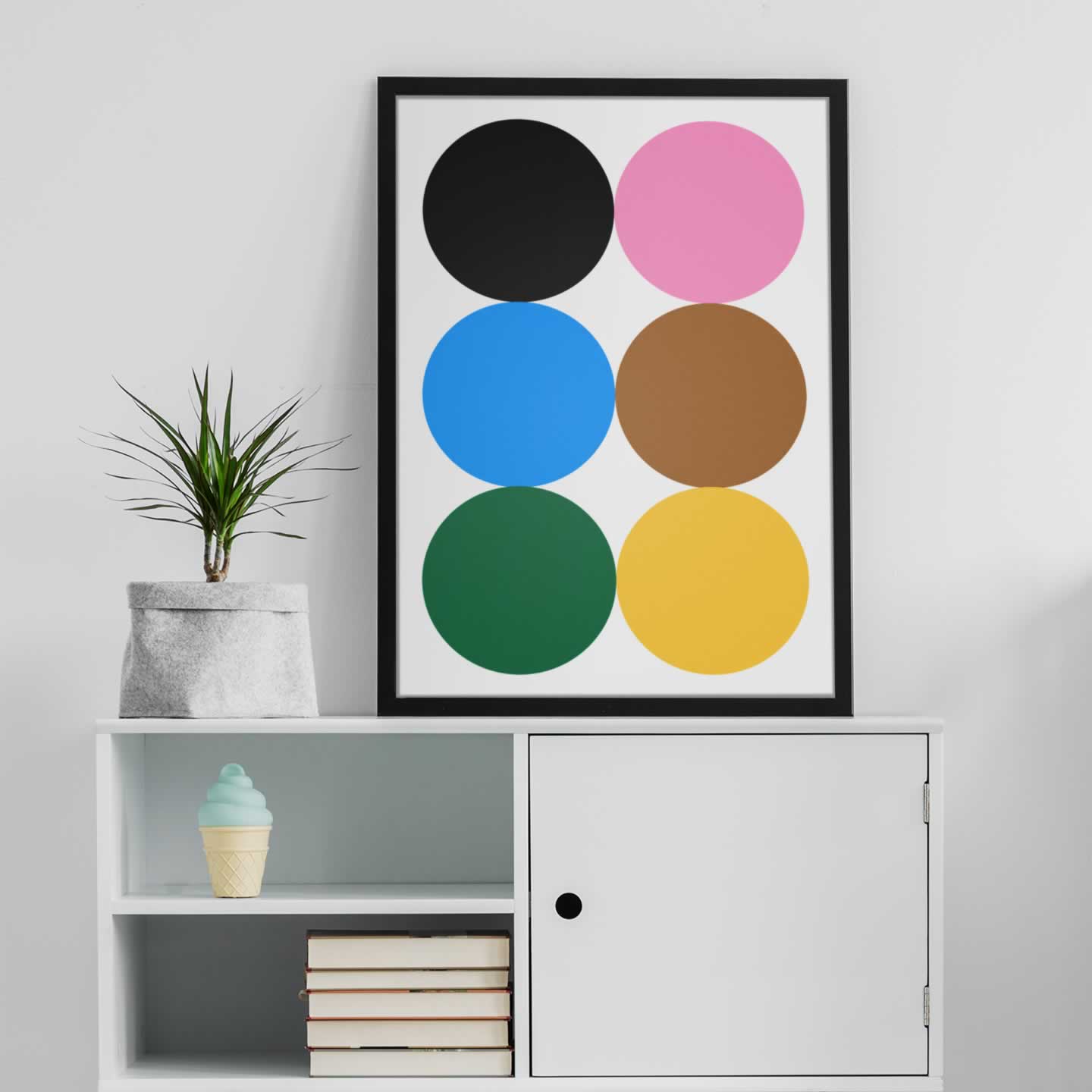 Snooker Balls Colours Poster For Man Cave