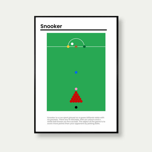 Snooker Minimalist Art Print
