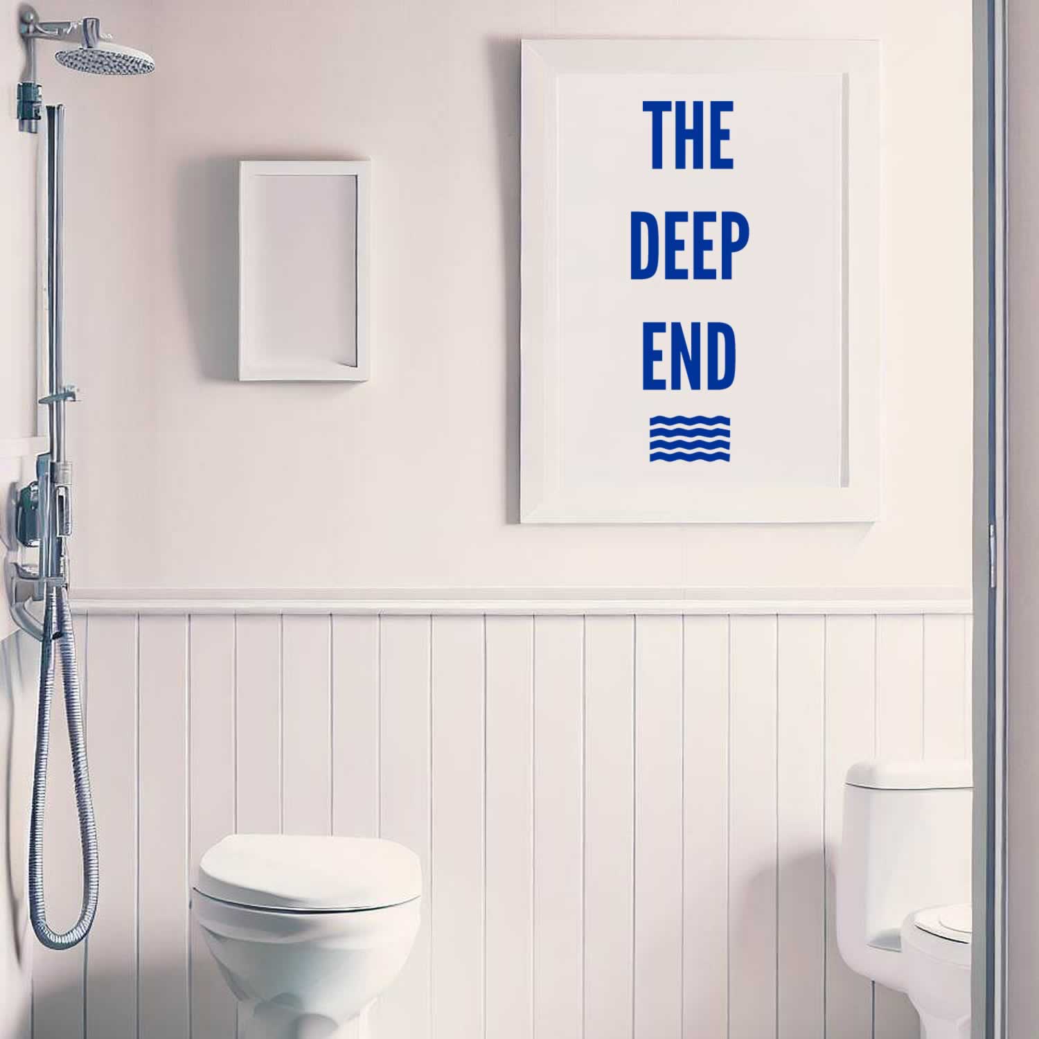 The Deep End Bathroom Print