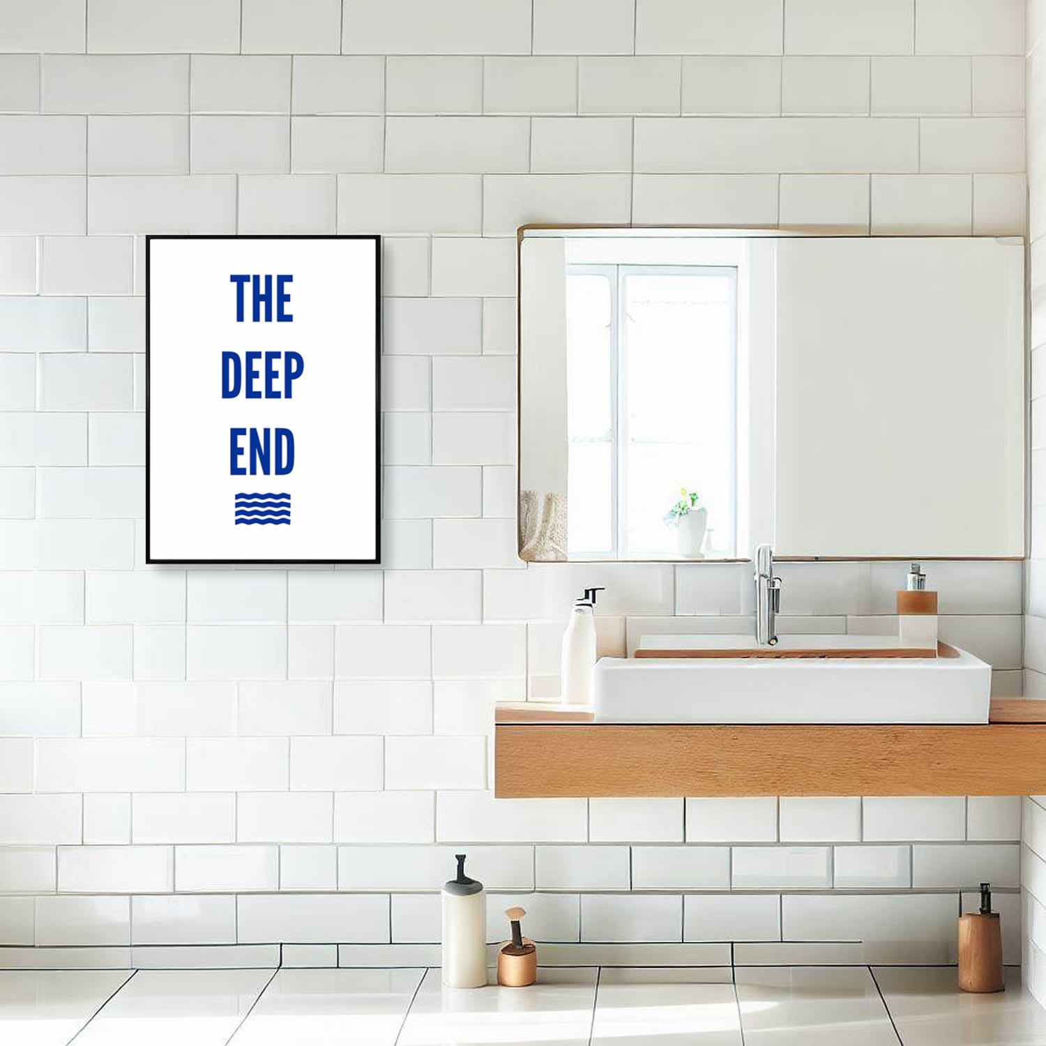 The Deep End Bathroom Wall Art