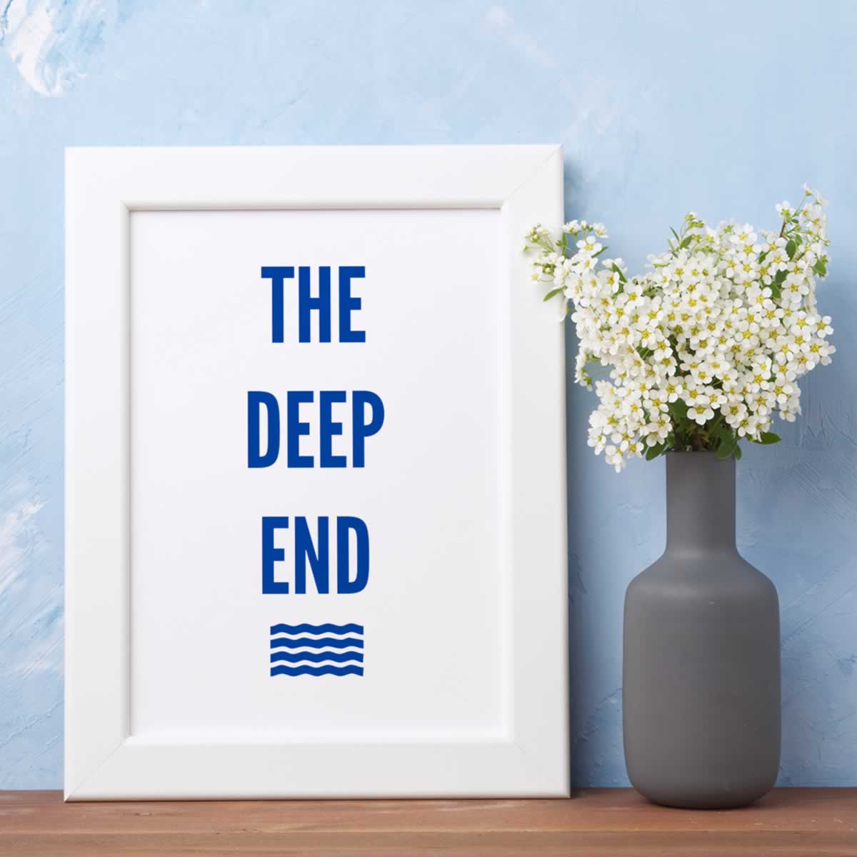 The Deep End Bathroom Art