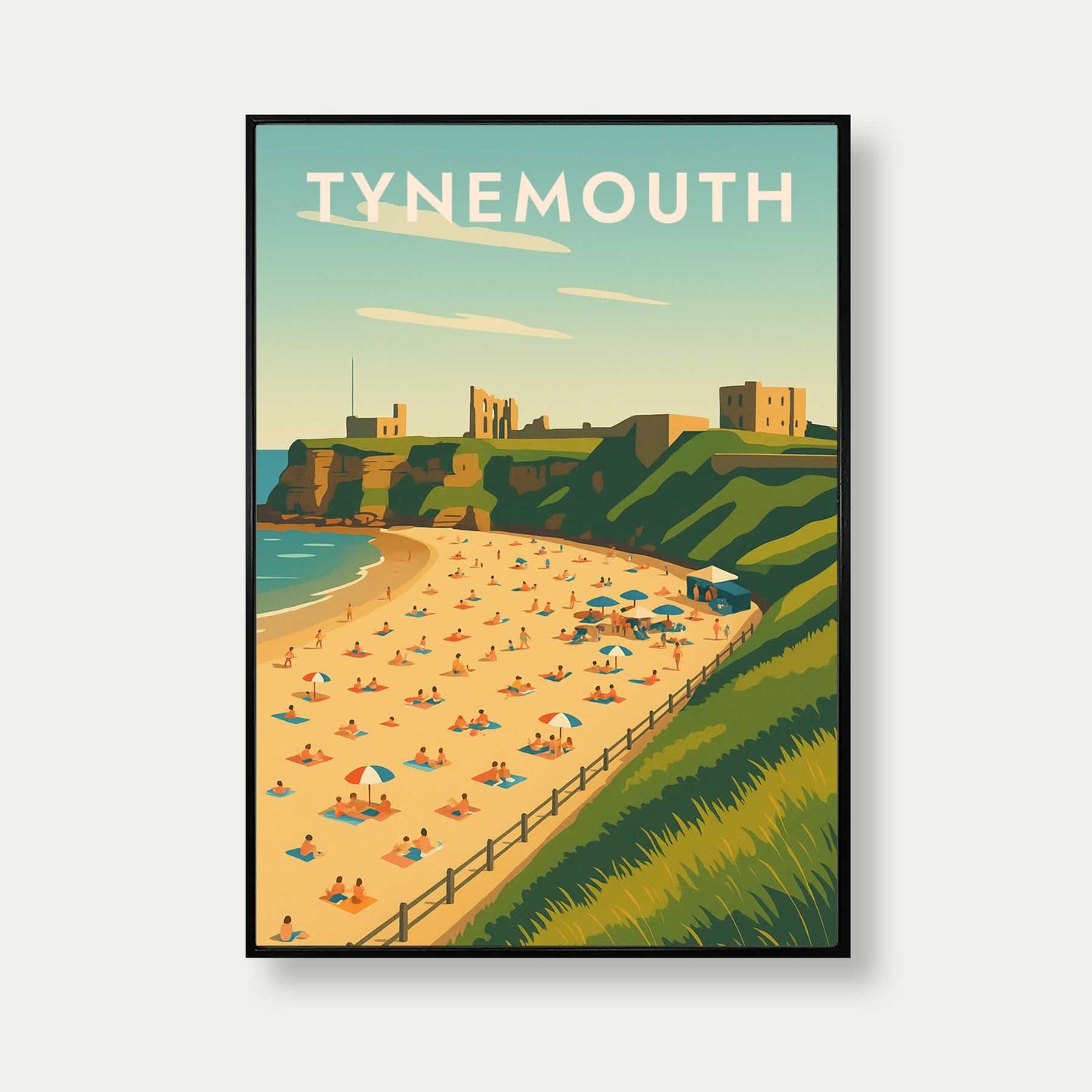 Tynemouth Travel Print By Veranito