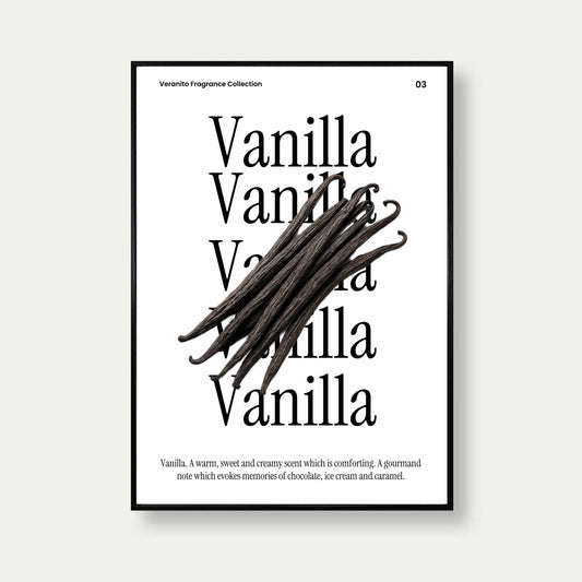 Vanilla Fragrance Poster Print