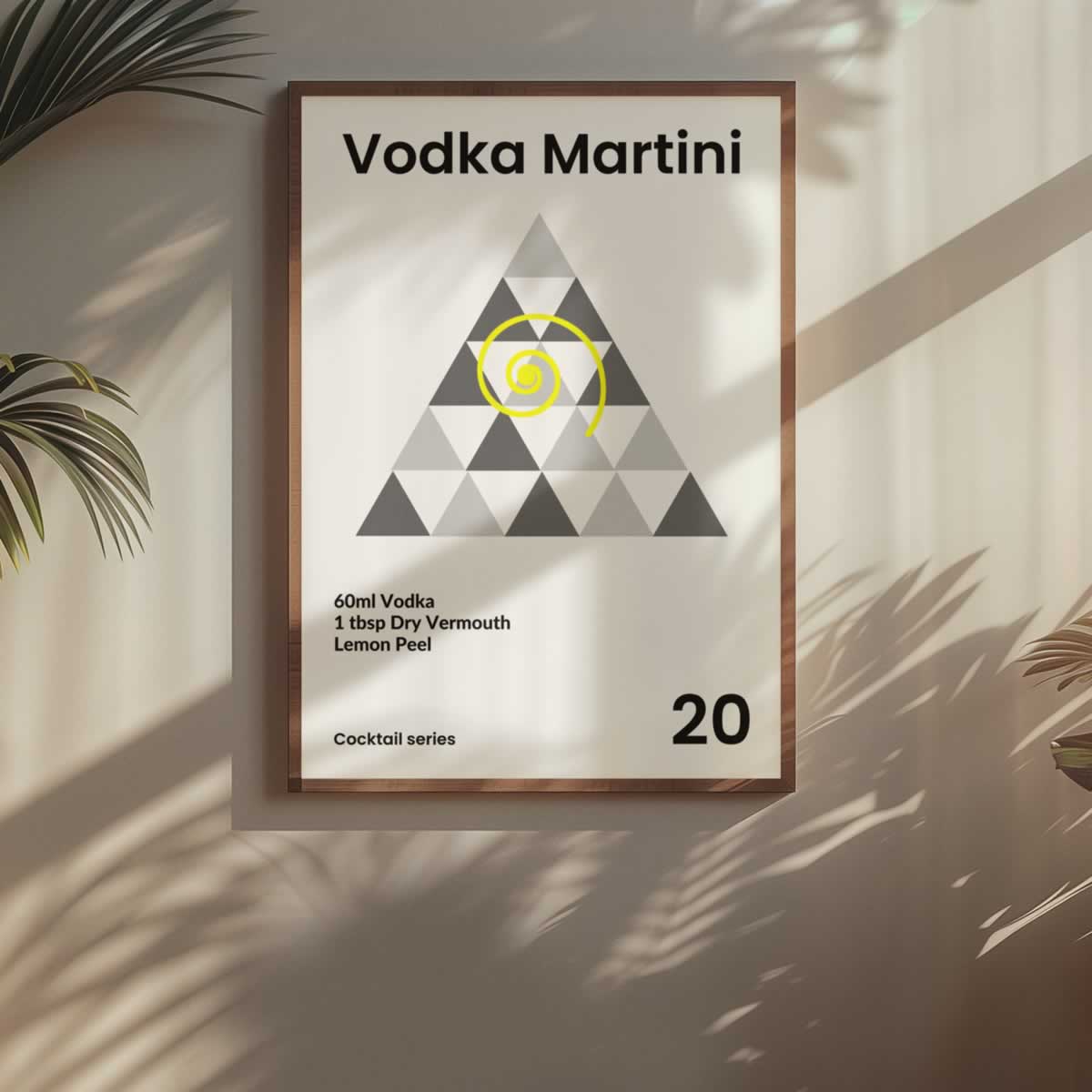 Vodka Martini Cocktail Wall Art