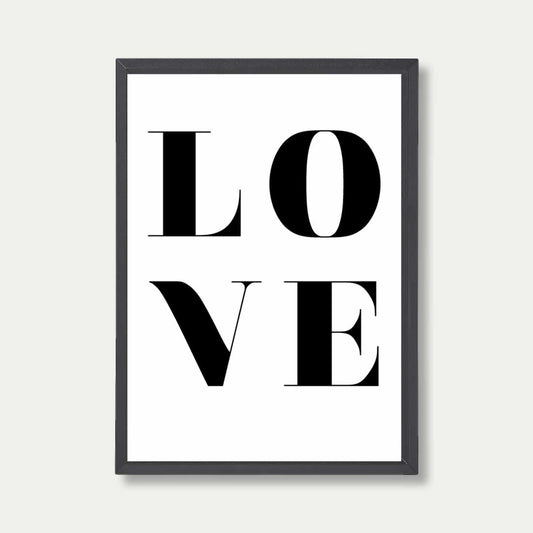Love Fancy Art Print For Living Room