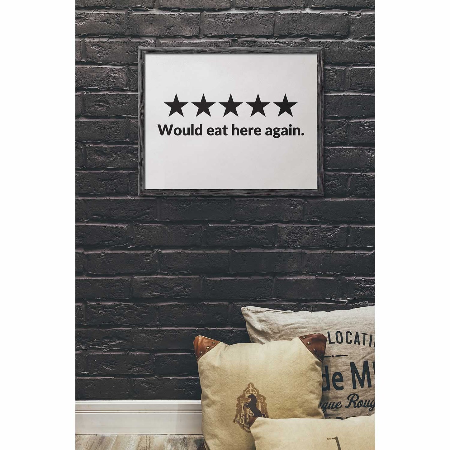 Would Eat Here Again Wall Art