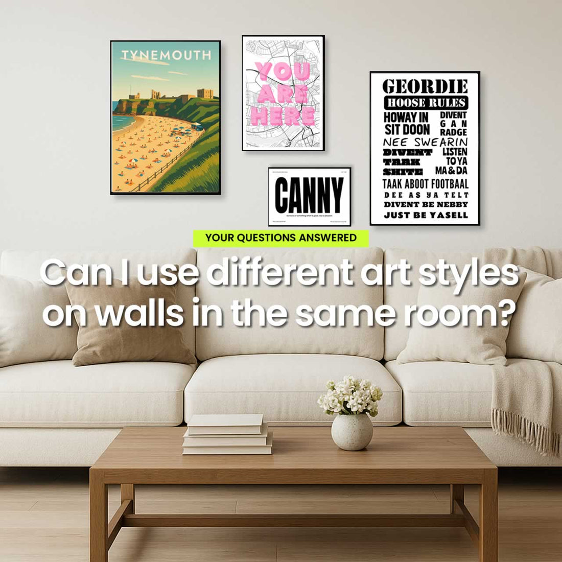 Can I Use Different Art Styles On Different Walls?