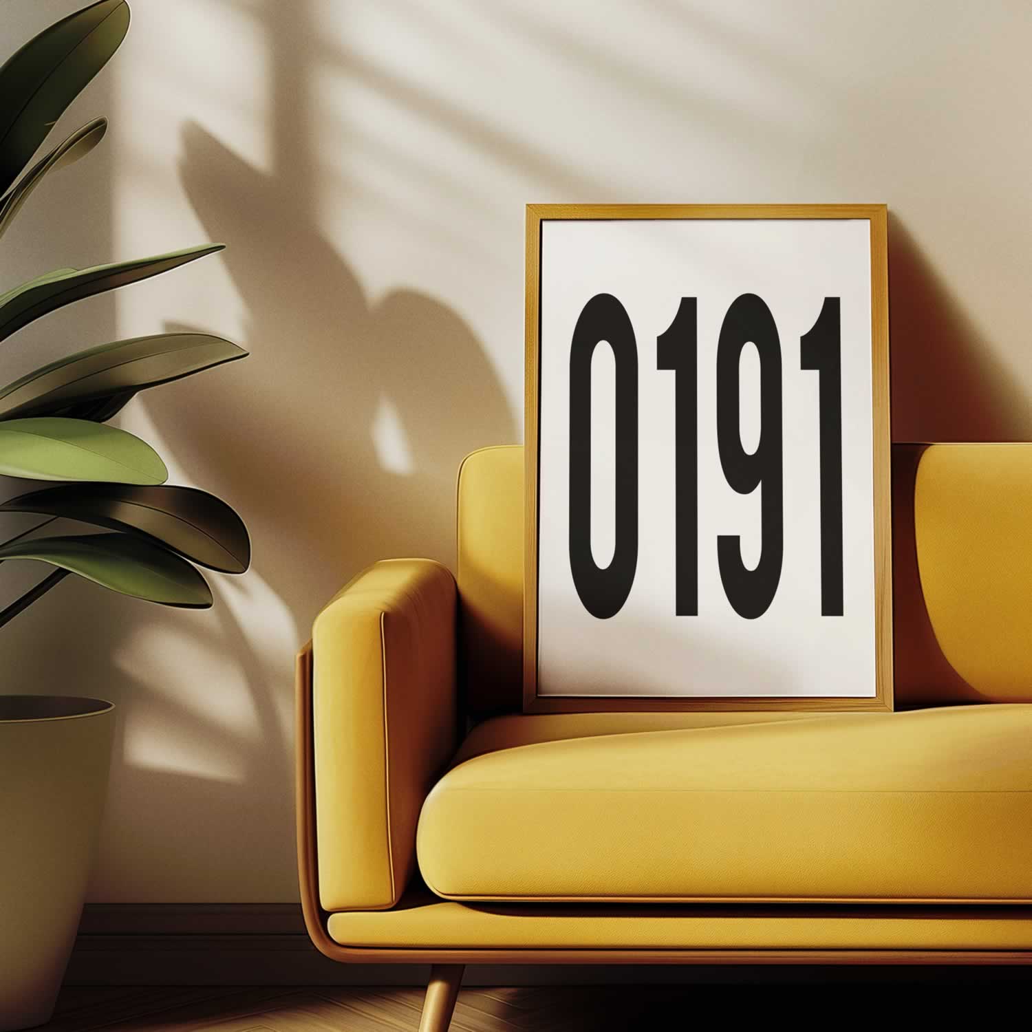 0191 Newcastle Wall Art For Living Room