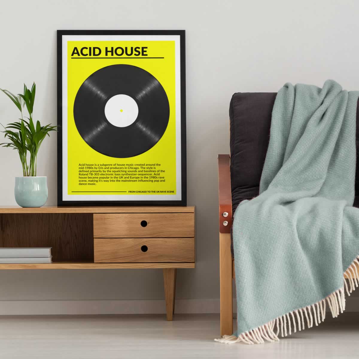 Acid House Music Poster