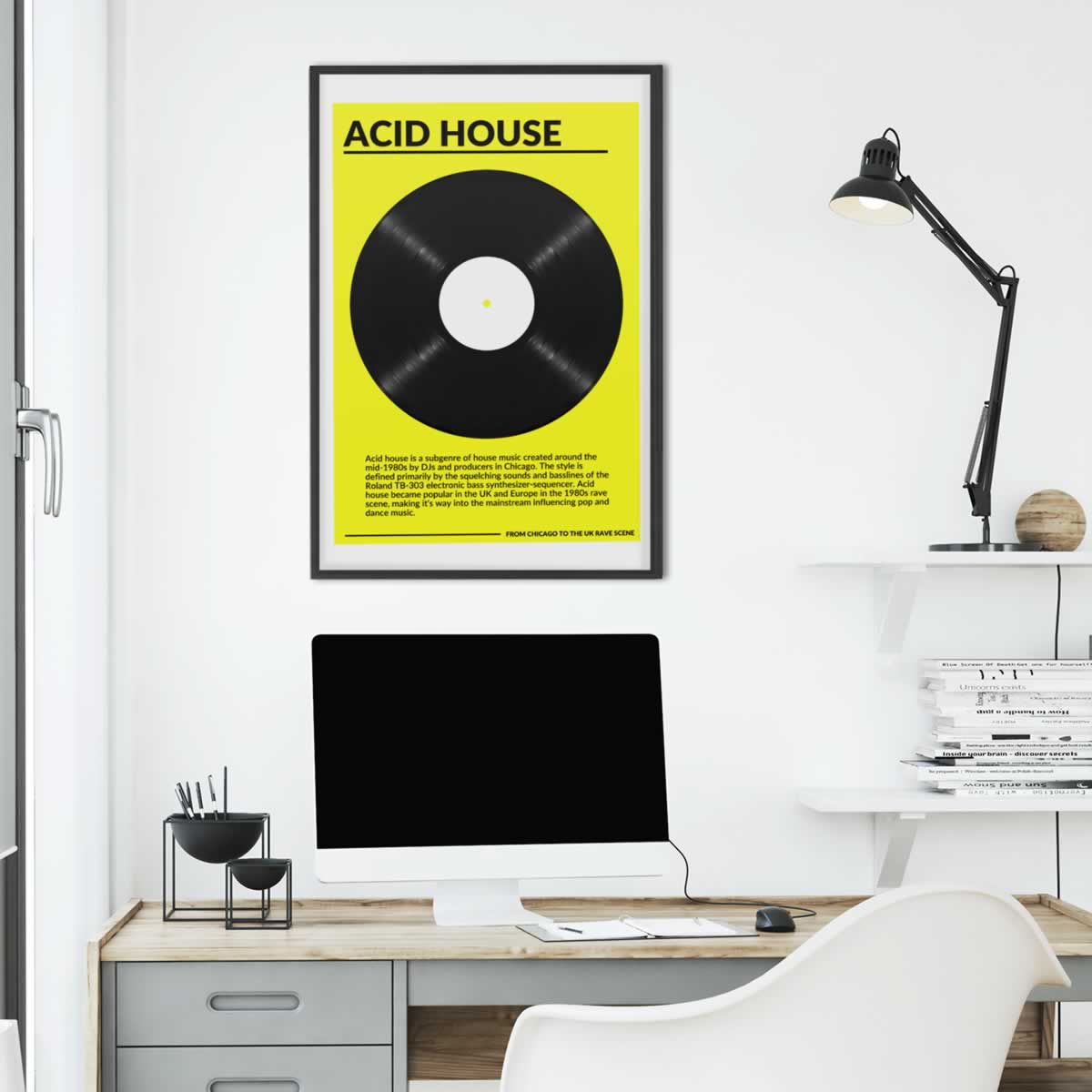 Acid House Music Wall Art 