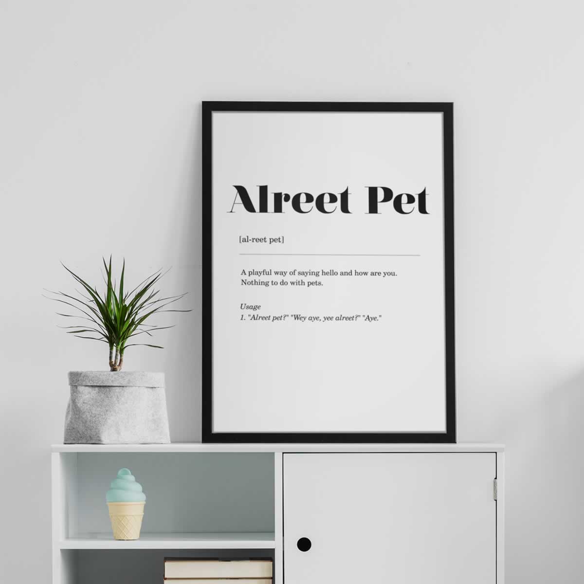 Alreet Pet Geordie Print